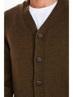 Anerkjendt Woll-Cardigan "Svend" In Braun -Amsjack Verkaufe anerkjendt woll cardigan svend in braun 4