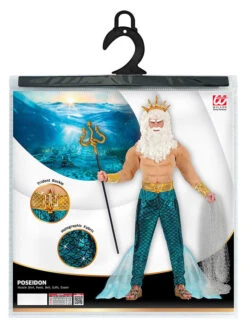 6tlg. Kostüm "Poseidon" In Beige/ Türkis -Amsjack Verkaufe carnival party 6tlg kostum poseidon in beige turkis 4