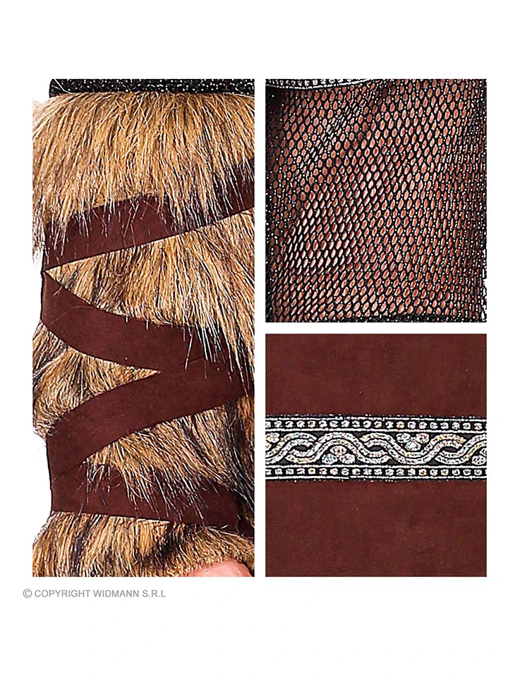 6tlg. Kostüm "Wikinger" In Braun 4 6tlg. Kostüm "Wikinger" In Braun – Bild 2