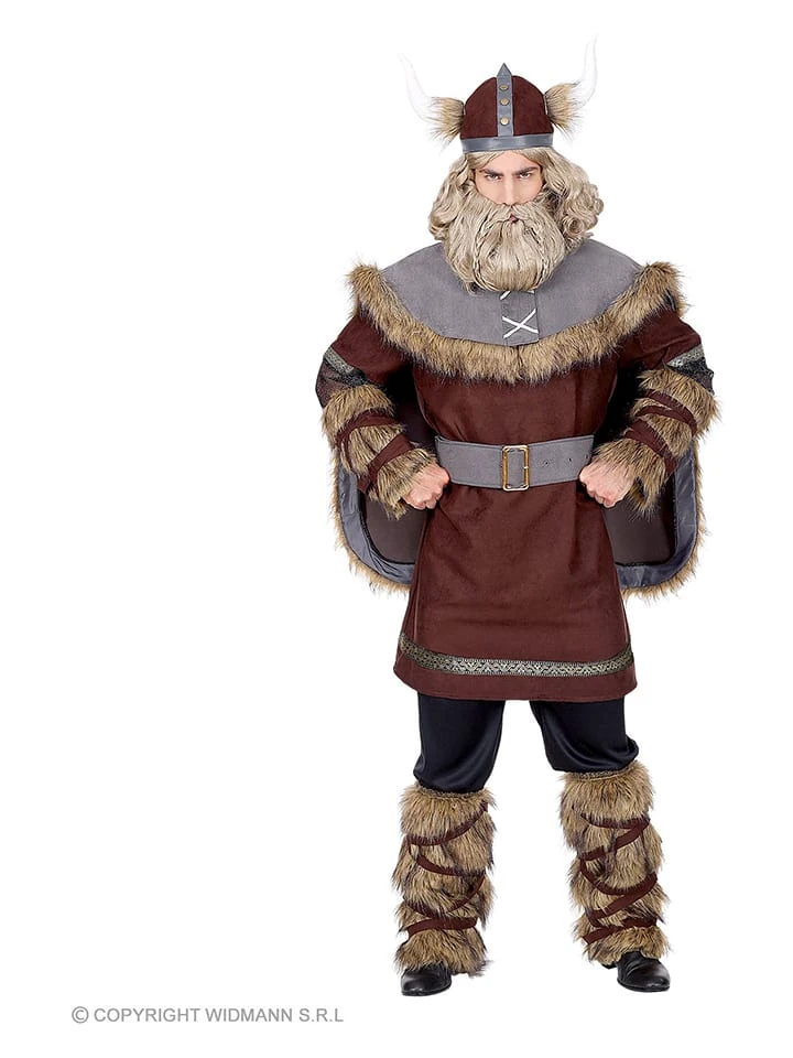 6tlg. Kostüm "Wikinger" In Braun 3 6tlg. Kostüm "Wikinger" In Braun