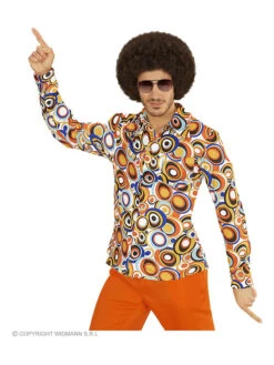 Kostümhemd "70er Jahre" In Bunt