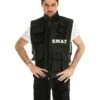 Kostümweste "Swat" In Schwarz -Amsjack Verkaufe chaks kostumweste swat in schwarz