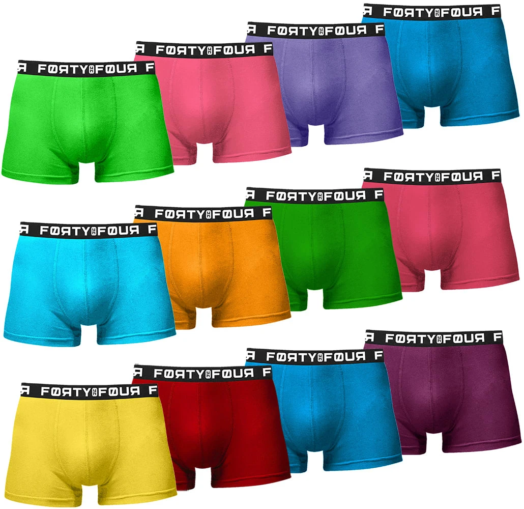 12er-Set : Boxershorts FORTYFOUR 718 In Bunt 3 12er-Set : Boxershorts FORTYFOUR 718 In Bunt