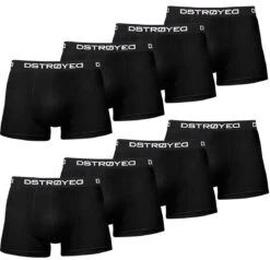 8er-Set : Boxershorts DSTROYED 316 In Schwarz