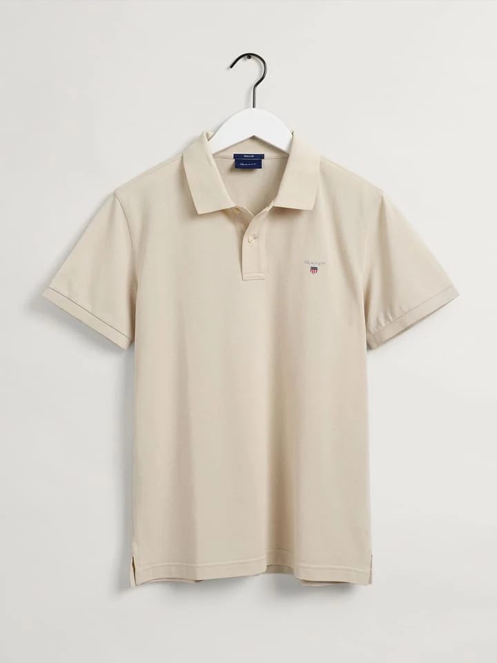 Gant Poloshirt In Beige 3 Gant Poloshirt In Beige