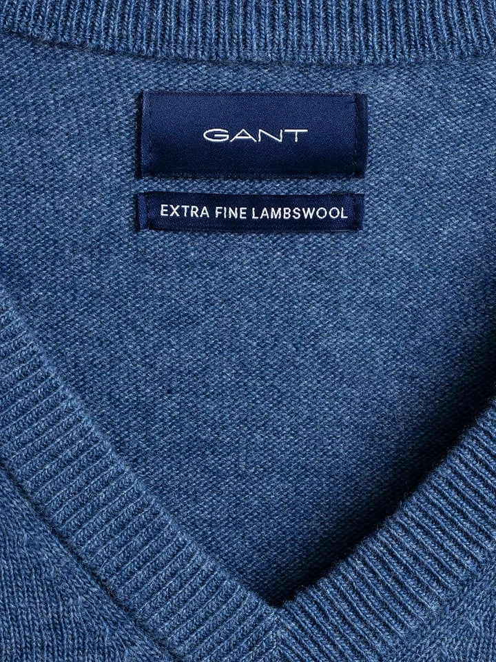 Gant Wollpullover In Blau 4 Gant Wollpullover In Blau – Bild 2