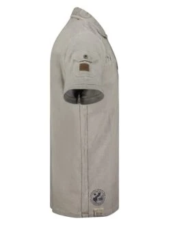 GEOGRAPHICAL NORWAY Poloshirt In Taupe -Amsjack Verkaufe geographical norway poloshirt in taupe 2