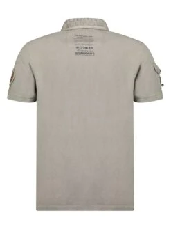 GEOGRAPHICAL NORWAY Poloshirt In Taupe -Amsjack Verkaufe geographical norway poloshirt in taupe 3