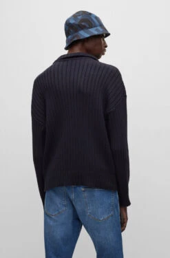 Hugo Pullover 'Sib' Dunkelblau (410) -Amsjack Verkaufe hugo pullover sib dunkelblau 410 4