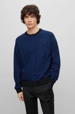 Hugo Strickpullover 'Scol' Schwarz (002) -Amsjack Verkaufe hugo strickpullover scol schwarz 002 2