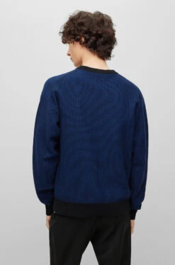 Hugo Strickpullover 'Scol' Schwarz (002) -Amsjack Verkaufe hugo strickpullover scol schwarz 002 4