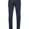 Jack & Jones Jeans Straight Leg - CLARK JJARIS In Rinsed Dark Blue Denim