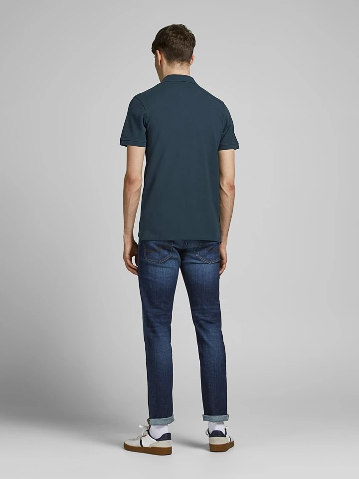 Jack & Jones Poloshirt "Jjepaulos" In Dunkelblau 4 Jack & Jones Poloshirt "Jjepaulos" In Dunkelblau – Bild 3
