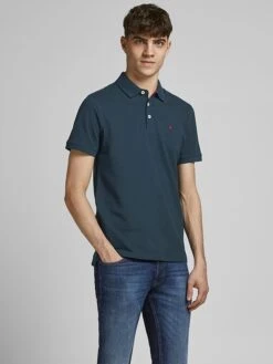 Jack & Jones Poloshirt "Jjepaulos" In Dunkelblau