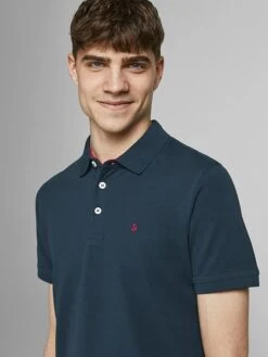 Jack & Jones Poloshirt "Jjepaulos" In Dunkelblau 11 Jack & Jones Poloshirt "Jjepaulos" In Dunkelblau -Amsjack Verkaufe jack and jones poloshirt jjepaulos in dunkelblau 3
