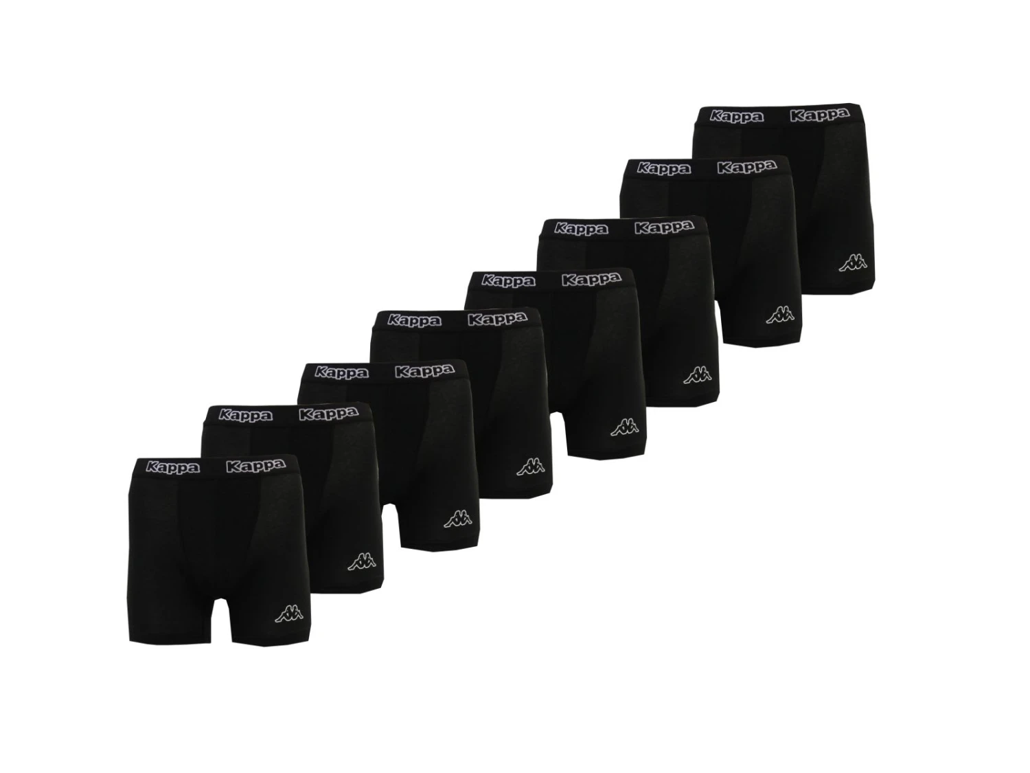 Kappa Boxershorts 8er Pack SCHWARZ 3 Kappa Boxershorts 8er Pack SCHWARZ