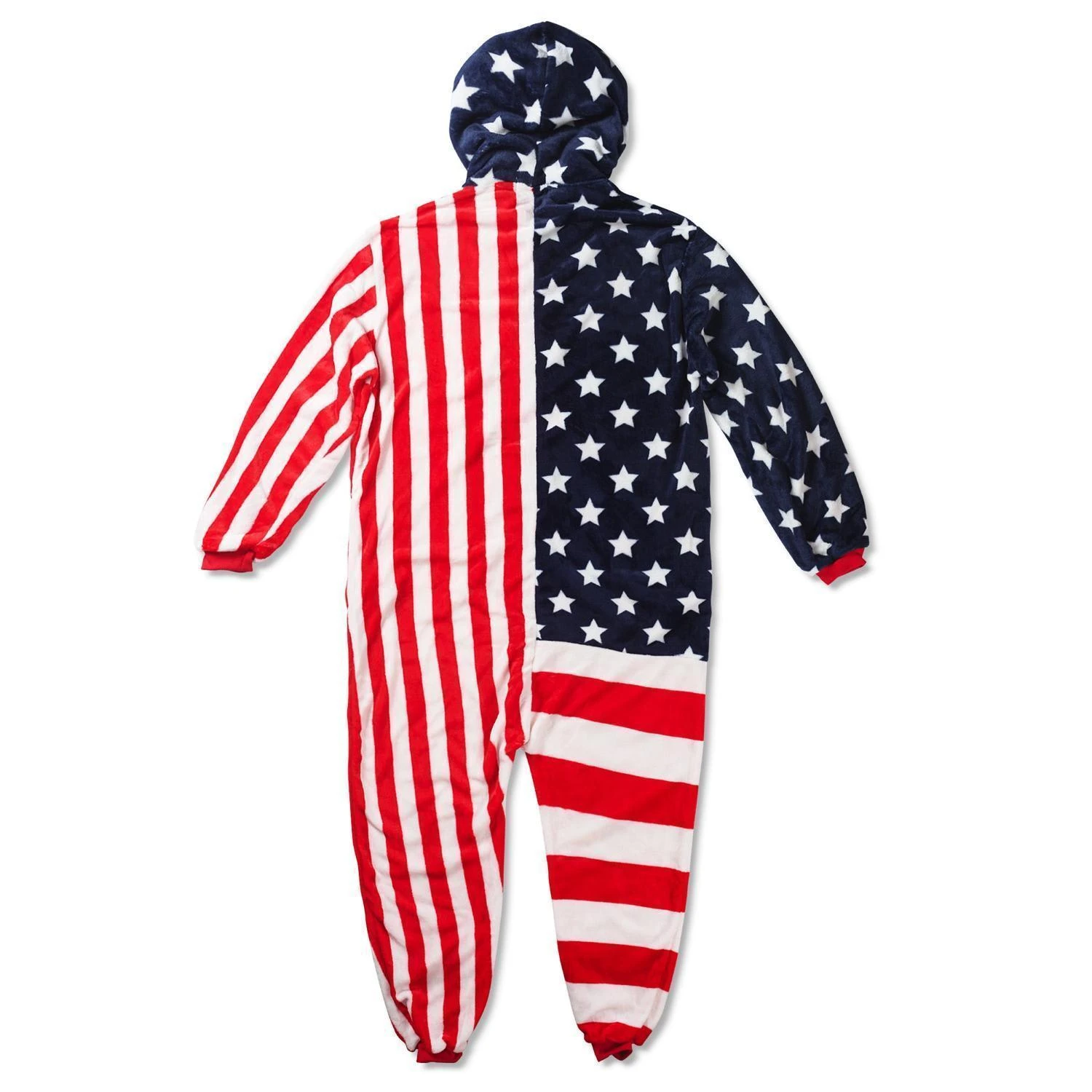 Onesie „USA“ Erwachsenenkostüm In Bunt 4 Onesie „USA“ Erwachsenenkostüm In Bunt – Bild 2