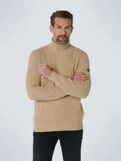 No-Excess Rollkragenpullover In Beige -Amsjack Verkaufe no excess rollkragenpullover in beige 2