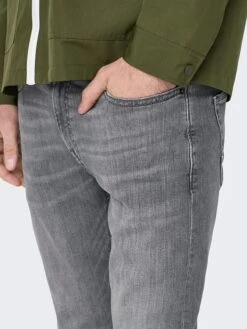 Only & Sons Jeans "Loom" - Slim Fit - In Grün -Amsjack Verkaufe only and sons jeans loom slim fit in grun 3