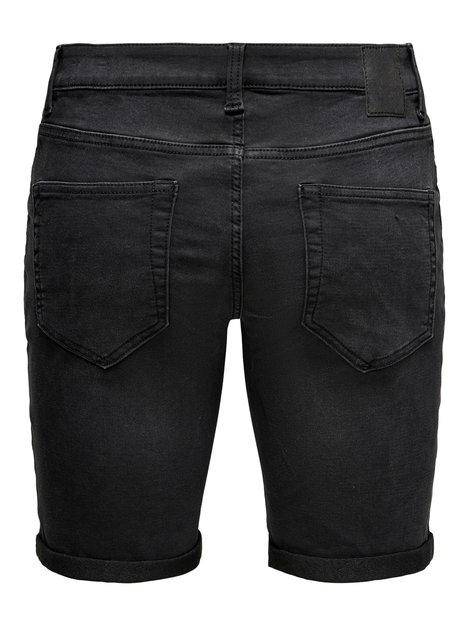 Only & Sons Jeans-Shorts In Schwarz 4 Only & Sons Jeans-Shorts In Schwarz – Bild 2