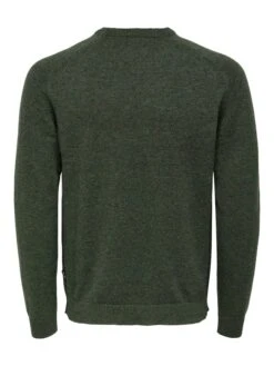 Only & Sons Pullover "Edward" In Dunkelgrün -Amsjack Verkaufe only and sons pullover edward in dunkelgrun 1