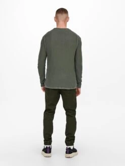 Only & Sons Pullover "Pavo" In Khaki -Amsjack Verkaufe only and sons pullover pavo in khaki 4