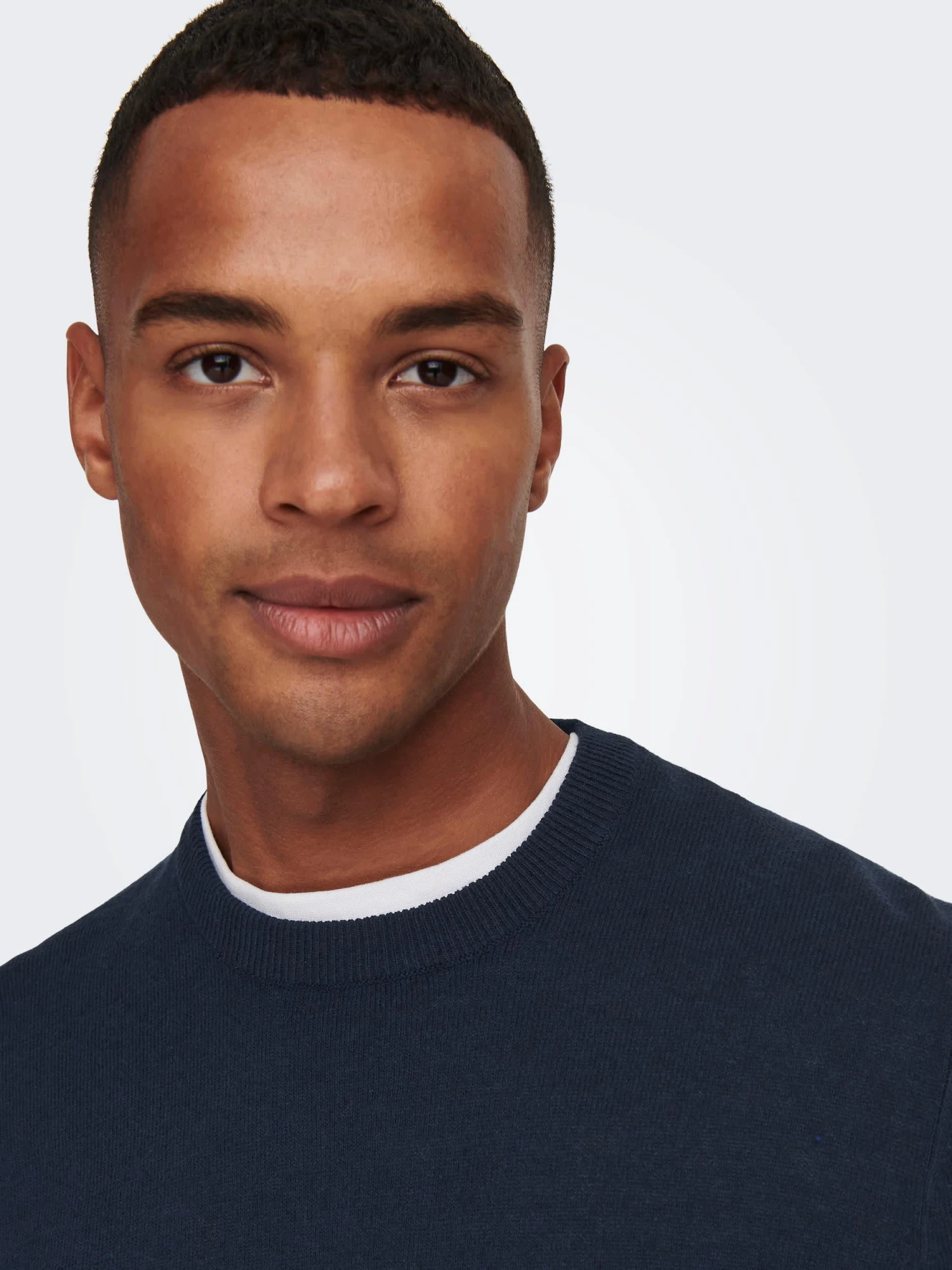 Only & Sons ONSREX LIFE REG 12 CREW KNIT Blau 8 Only & Sons ONSREX LIFE REG 12 CREW KNIT Blau – Bild 6