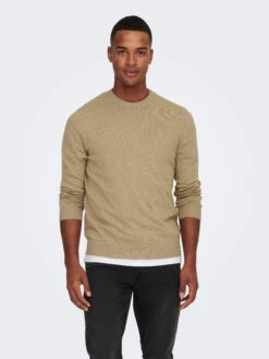Only & Sons ONSREX LIFE REG 12 CREW KNIT Grau 10 Only & Sons ONSREX LIFE REG 12 CREW KNIT Grau -Amsjack Verkaufe onlyandsons onsrex life reg 12 crew knit grau 2