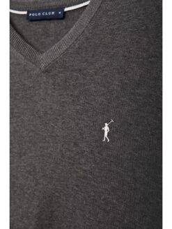 POLO CLUB Pullover In Dunkelgrau -Amsjack Verkaufe polo club pullover in dunkelgrau 5