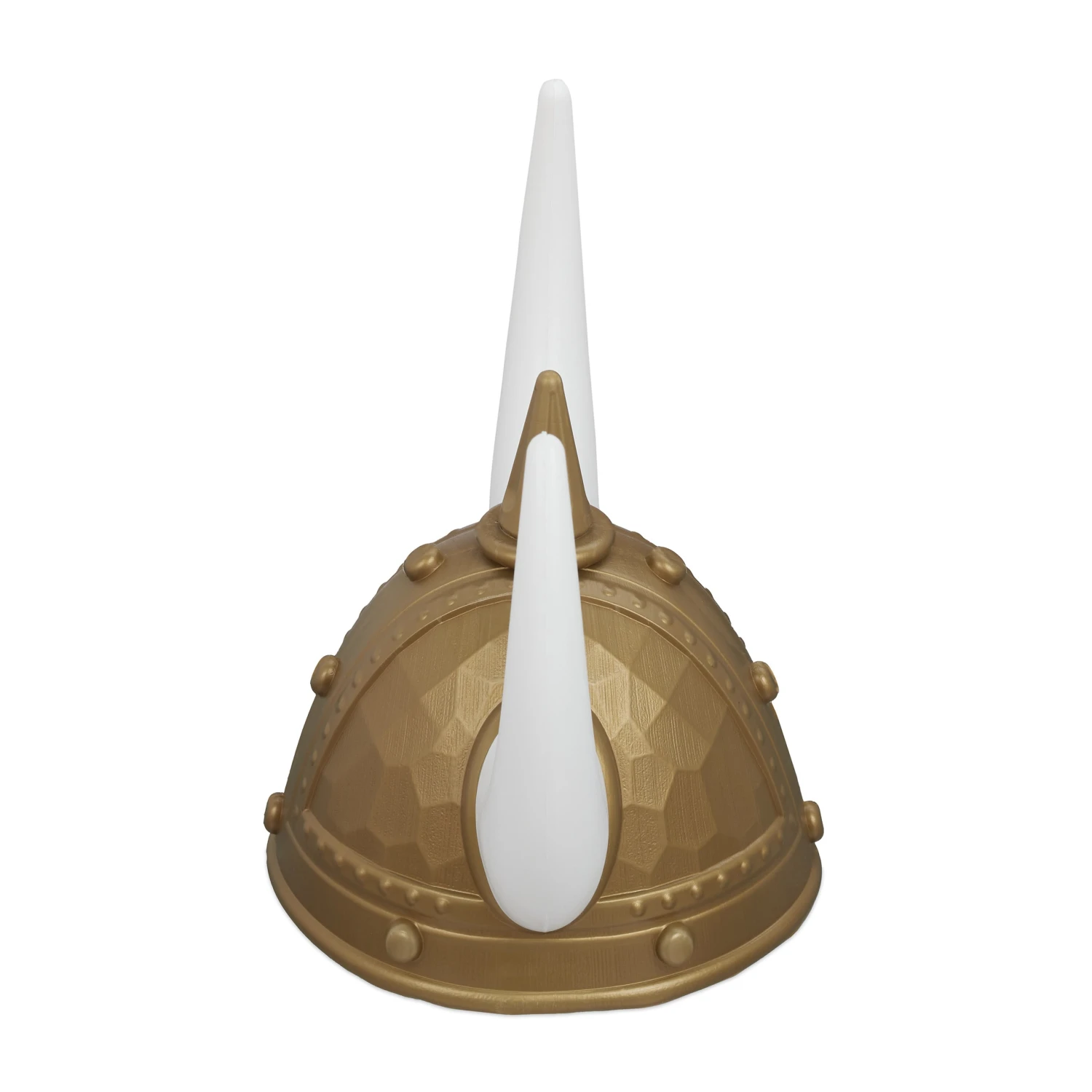 10x Wikinger Helm In Gold/ Weiß 8 10x Wikinger Helm In Gold/ Weiß – Bild 6