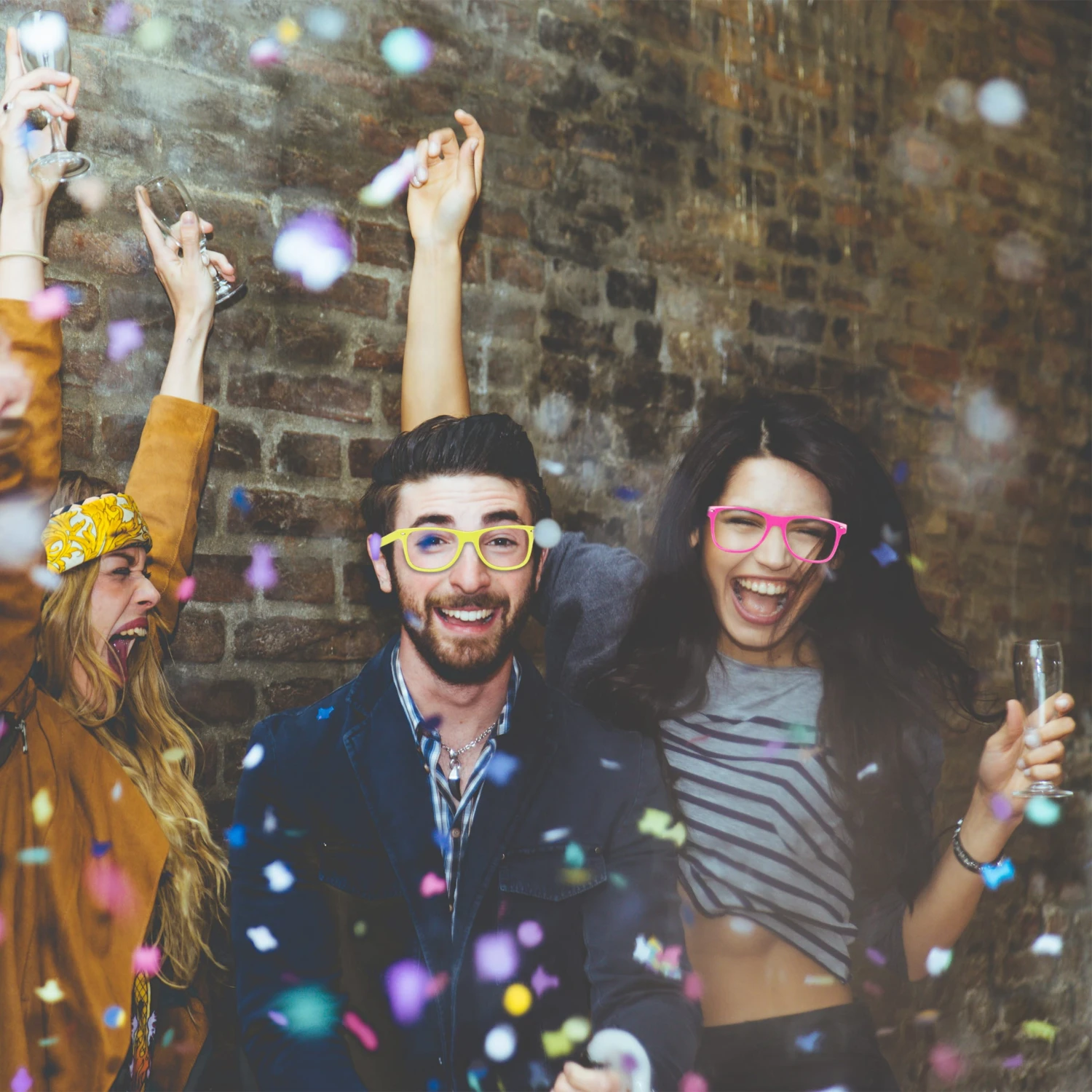 12x Partybrille In Bunt 5 12x Partybrille In Bunt – Bild 3