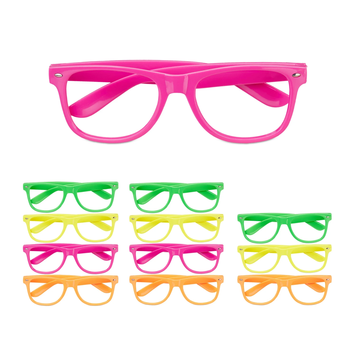 12x Partybrille In Bunt 3 12x Partybrille In Bunt