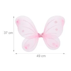 1x Feenflügel In Pink/ Silber -Amsjack Verkaufe relaxdays 1x feenflugel in pink silber 3