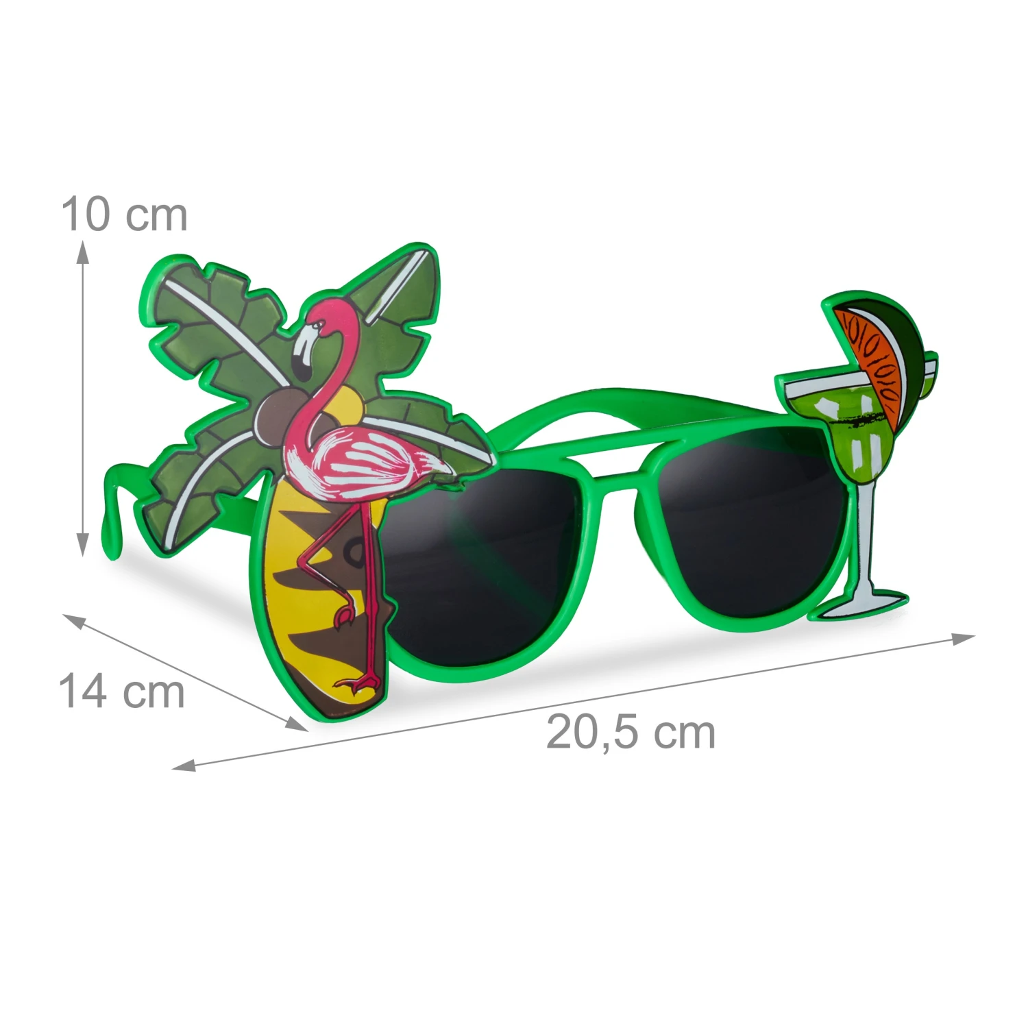 3x Partybrille In Grün 6 3x Partybrille In Grün – Bild 4