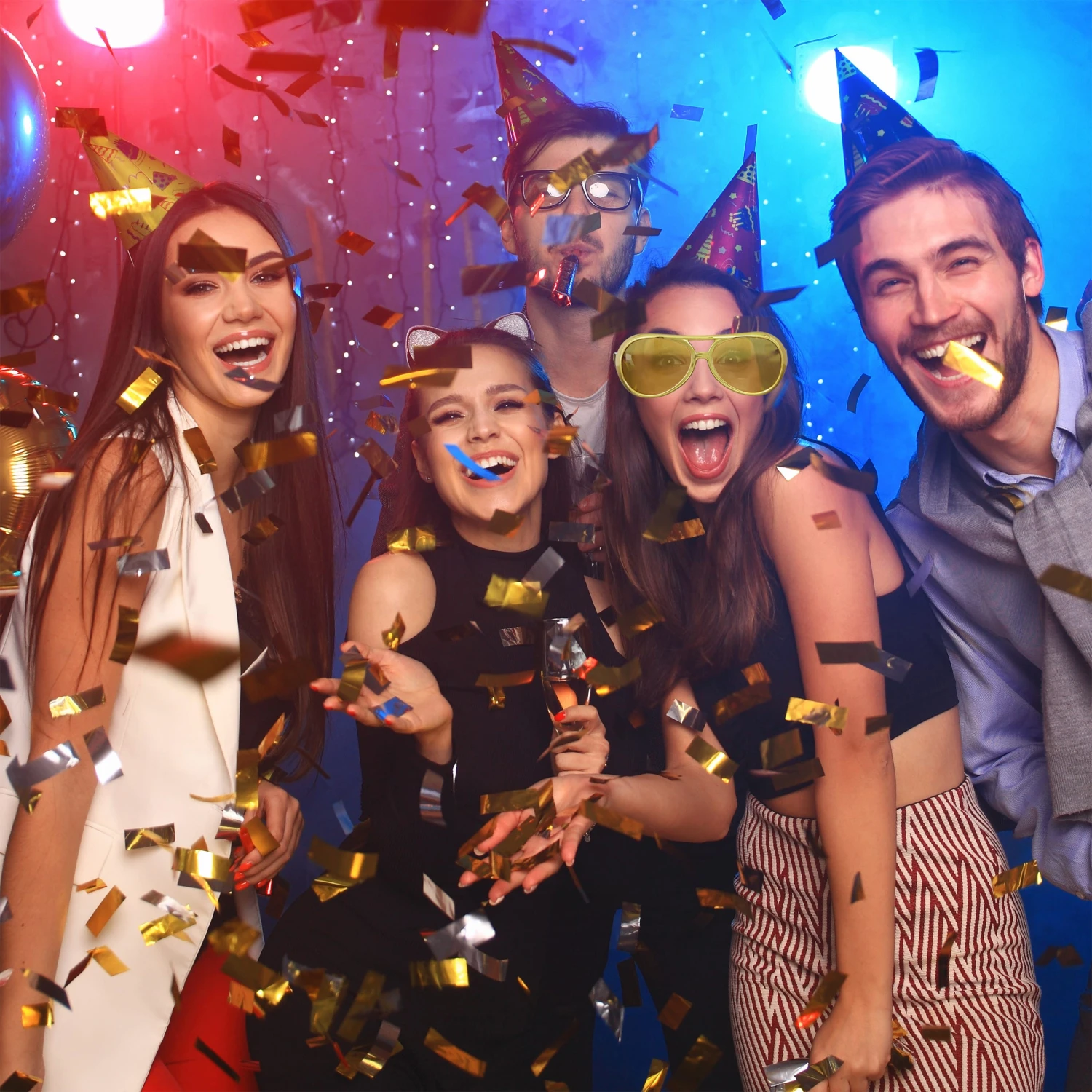 3x Rapperbrille In Gold 7 3x Rapperbrille In Gold – Bild 5