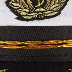 4x Kapitänsmütze In Weiß/ Schwarz -Amsjack Verkaufe relaxdays 4x kapitansmutze in weiss schwarz 6