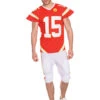 2tlg. Kostüm "Footballspieler" In Rot/ Weiß -Amsjack Verkaufe rubie s 2tlg kostum footballspieler in rot weiss