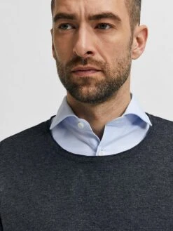 Selected Homme Pullover "Rome" In Anthrazit -Amsjack Verkaufe selected homme pullover rome in anthrazit 4