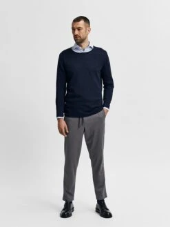 Selected Homme Pullover "Rome" In Dunkelblau -Amsjack Verkaufe selected homme pullover rome in dunkelblau 2