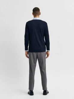 Selected Homme Pullover "Rome" In Dunkelblau -Amsjack Verkaufe selected homme pullover rome in dunkelblau 3