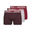 Skiny 3er-Set: Boxershorts In Bordeaux/ Grau -Amsjack Verkaufe skiny 3er set boxershorts in bordeaux grau