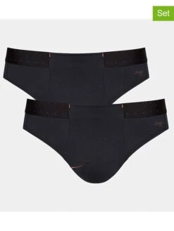 Sloggi 2er-Set: Slips In Schwarz
