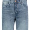 SUBLEVEL Jeans-Bermudas In Hellblau