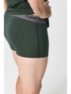 Super.natural Funktionsboxershorts "Base" In Dunkelgrün -Amsjack Verkaufe super natural funktionsboxershorts base in dunkelgrun 3
