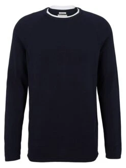 TOM TAILOR Denim Pullover In Dunkelblau
