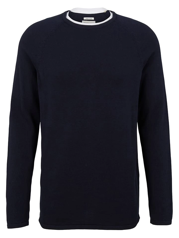 TOM TAILOR Denim Pullover In Dunkelblau 3 TOM TAILOR Denim Pullover In Dunkelblau