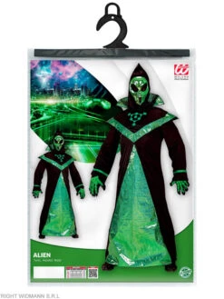 WIDMANN 2tlg. Kostüm "ALIEN" In Schwarz/ Grün -Amsjack Verkaufe widmann 2tlg kostum alien in schwarz grun 2