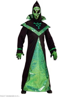 WIDMANN 2tlg. Kostüm "ALIEN" In Schwarz/ Grün