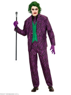 WIDMANN 3tlg. Kostüm "EVIL CLOWN" In Lila/ Schwarz