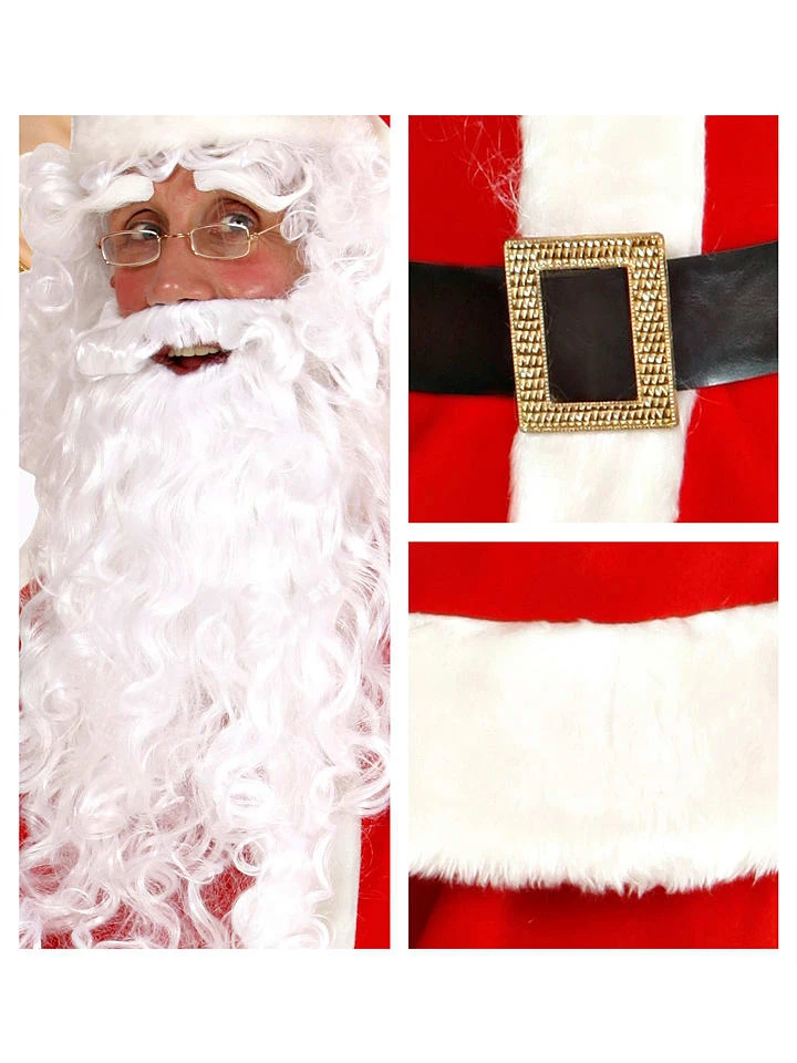 WIDMANN 9tlg. Kostüm "Super Deluxe Weihnachtmann" In Rot/ Weiß 6 WIDMANN 9tlg. Kostüm "Super Deluxe Weihnachtmann" In Rot/ Weiß – Bild 4